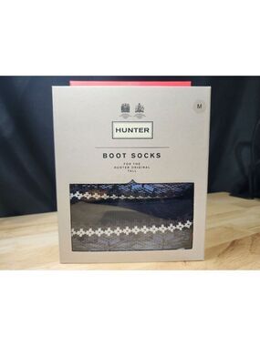 Hunter Boot Socks Dark earth blue Medium Tall